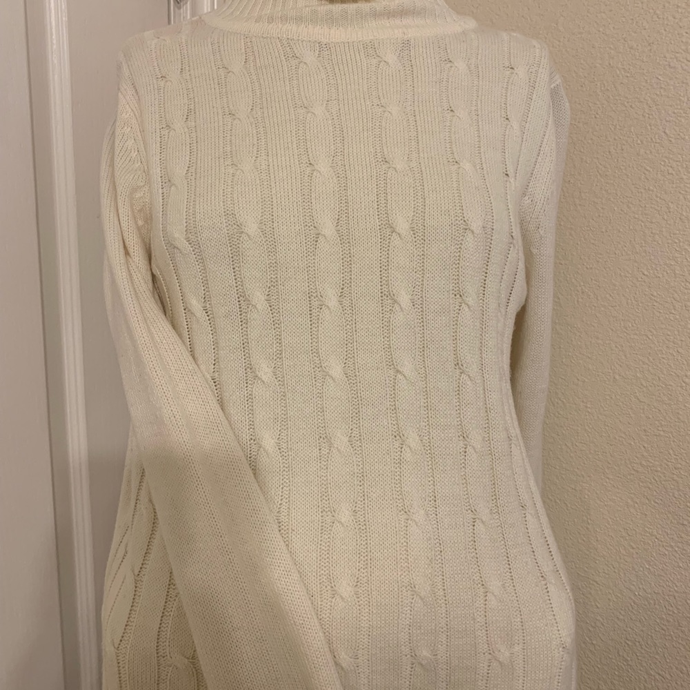 Cream Turtleneck